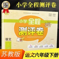 2019春通城学典小学全程测评卷六年级语文下苏教版江苏专用6年级下学期SJ课本小学教材同步练习单元阶段期中分类期末测