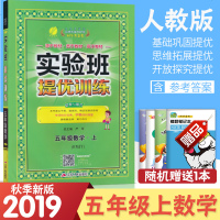 2019秋 实验班提优训练五年级上册数学人教版辅导练习五年级数学上册教材资料书5年级数学上册人教版教材同步训练提优测