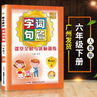 2019年春 整合集训字词句篇六年级下册语文 人教版 小学语文6年级下教材同步课堂全解与达标训练字词句段篇课堂达优辅
