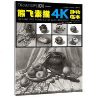 熊飞素描4K静物临本 美术绘画书籍 技法结构联考校考临摹范本画初学入教学教程教材素描速写书自学零基础艺考美术图书籍