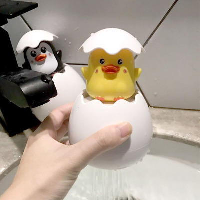 抖音同款浴室网红漂浮小黄鸭宝宝洗澡玩具喷水洒水蛋儿童戏水玩具