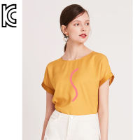 纯色短袖2019年夏季新款半袖潮流chic打底衫