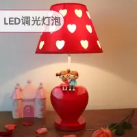 结婚新婚台灯卧室床头灯红色婚庆一对长明灯浪漫温馨新娘陪嫁