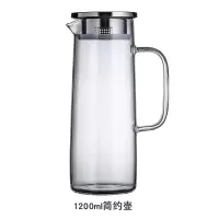 防爆家用耐热高温玻璃凉白开水杯晒水瓶大容量鸭嘴冰茶扎壶冷水壶
