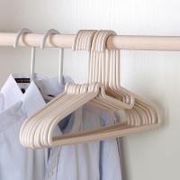 无痕塑料防滑衣架日式衣撑挂成人加厚衣服家用衣挂收纳