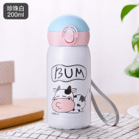 儿童保温杯吸管杯宝宝学饮杯不锈钢水杯小学生幼儿园防摔水壶水瓶