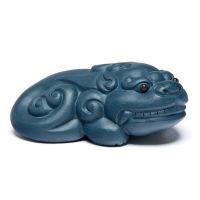 招财貔貅紫砂茶宠摆件精品可养茶台桌茶具简约茶艺配件小玩件手工