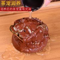 紫砂茶宠摆件金蟾招财茶具茶玩茶桌配件创意摆件精品茶盘配件可养