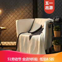南极人（NanJiren）双层羊羔绒毛毯 空调毯珊瑚绒毛毯办公室午睡膝盖毯