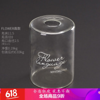 创意玻璃插花花瓶办公桌面台面装饰品摆件房间梳妆台个性摆设