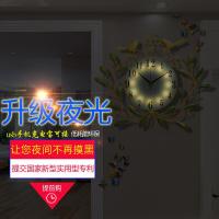 美式创意钟表挂钟客厅静音个性简约家用大气时尚装饰挂表夜光时钟