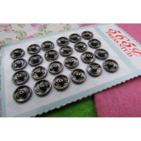 2019新款衬衫暗扣隐形金属小号女摁扣圆形婴儿衣服纽子子母扣按扣