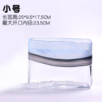 长方形玻璃花瓶水养简约透明摆件 插花器艺术花瓶花艺