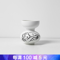 创意摆件花瓶北欧人脸艺术现代简约室内客厅家用样板房装饰花器