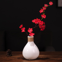 新中式工艺品三件套梅花套装家居客厅书房玄关装饰花瓶花艺摆件