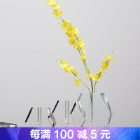 欧式水晶玻璃花瓶小 办公桌餐桌装饰小摆件 迷你小清新