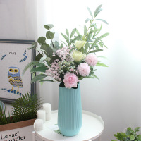 北欧小清新仿真花束花瓶套装摆件家居客厅酒柜装饰餐桌花艺摆设