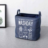 加厚大号脏衣篮方形可折叠收纳框麻布收纳箱玩具零食脏衣服收纳盒