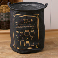 布艺折叠收纳桶脏衣篮防水脏衣篓玩具收纳筐浴室洗衣桶日式脏衣篮