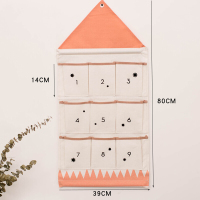 布艺悬挂式收纳袋挂袋墙挂式后挂兜手机袜子衣柜宿舍储物袋