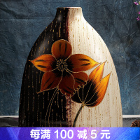 欧式花瓶三件套大号陶瓷摆件美式家居餐桌插花器客厅电视柜装饰品