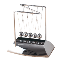 2019新款z字形状电镀牛顿摆球金属撞撞球碰珠物理能量守恒科教永动机摆件