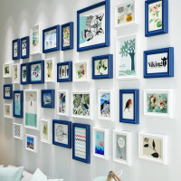 客厅大墙面照片墙挂墙相框创意组合墙饰欧式墙面装饰画