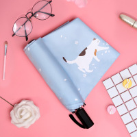 韩国创意超大晴雨伞女遮阳伞黑胶防晒防紫外线太阳伞三折叠两用伞