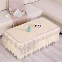 2019新款田园布艺包蕾丝茶几套桌子防尘罩客厅茶几外罩