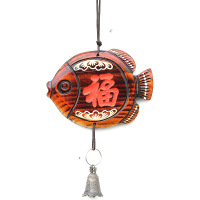 墙上装饰品壁饰中式复古客厅创意立体挂件墙面墙壁挂饰木墙饰