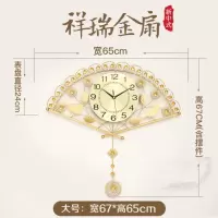 玄关立体中式壁饰客厅墙面装饰品挂饰创意墙壁挂钟现代墙饰大挂件
