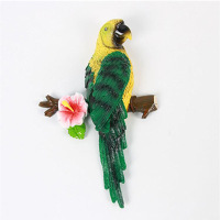 中式立体鹦鹉壁饰创意家居墙饰挂件玄关电视背景墙上装饰小鸟壁挂