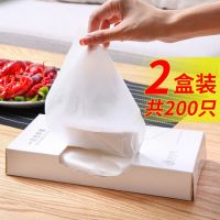 2019新款一次性手套家用食品餐饮厨房小龙虾加厚塑料透明cpe单独包装抽取