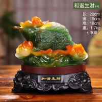 开业礼品金蝉礼之源金蟾摆件工艺品三足蟾蜍家居风水摆设旺铺