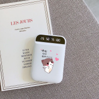 大容量充电宝迷你可爱移动电源2viv3oppo手机通用10000毫安苹果型 小心心(棕) 标配版