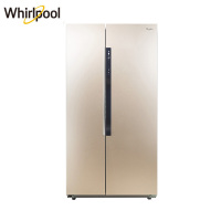 惠而浦(Whirlpool) BCD-593WDGBIW 593L风冷变频夏空栗棕对开门冰箱