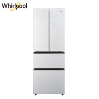 惠而浦(Whirlpool)BCD-320WMGBW 法式多门冰箱 风冷变频 玻璃面板 波尔卡白