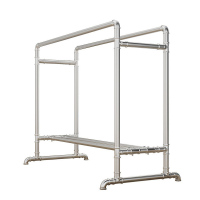 卡里鳄金属挂衣架子晾衣架KLE—SYJ01金属衣帽架落地衣服置物架子