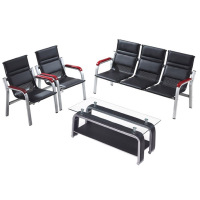 卡里鳄办公室沙发KLE—SF06办公室沙发茶几组合整套