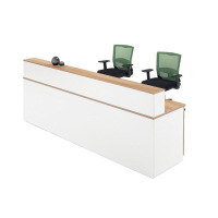 卡里鳄吧台KLE—JDT02办公家具前台接待台迎宾台