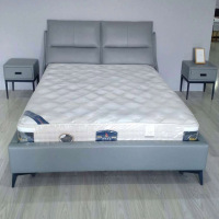 卡里鳄床KLE—PC05皮床卧室床双人床