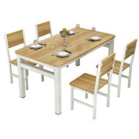 卡里鳄简易餐桌椅KLE—CZY11饭店餐桌组合饭桌配四椅