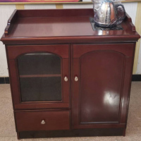 卡里鳄办公室功能茶水柜KLE—CSG14多功能餐边柜储物柜收纳柜有茶具