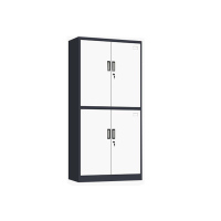 卡里鳄多彩双色通双节柜办公柜档案柜KLE—DCS04金属文件柜资料柜储物柜