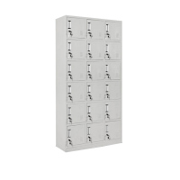 卡里鳄18门更衣柜储物柜鞋柜置物柜KLE—SG127办公储物柜