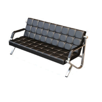 卡里鳄办公室沙发三人座位沙发接待室沙发KLE—SSF192商务接待三人位金属骨架沙发