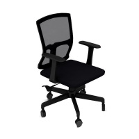 卡里鳄会议室网布椅金属骨架椅T型扶手滑轮椅KLE—HYY195会议椅洽谈椅座椅转椅