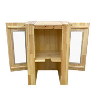 卡里鳄饮水餐边柜幼儿园实木水桶柜KLE—STG014杯子茶水柜餐边柜木质柜口杯水柜口杯架