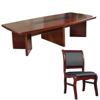 卡里鳄3000*1300*760mm会议桌椅KLE—HYZ4114长方形办公桌洽谈桌椅(适用15平配10把椅子)