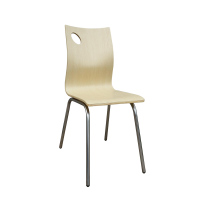 卡里鳄钢木靠背椅子KLE—CTY44餐椅简易椅子早餐椅成人餐椅